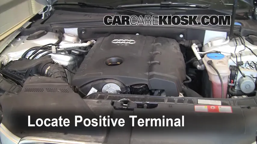 2009 Audi A4 Quattro 2.0L 4 Cyl. Turbo Battery Jumpstart